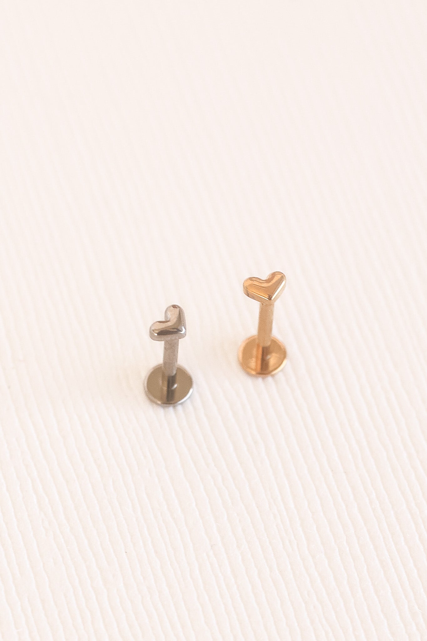 Tiny Heart Flat Back Stud