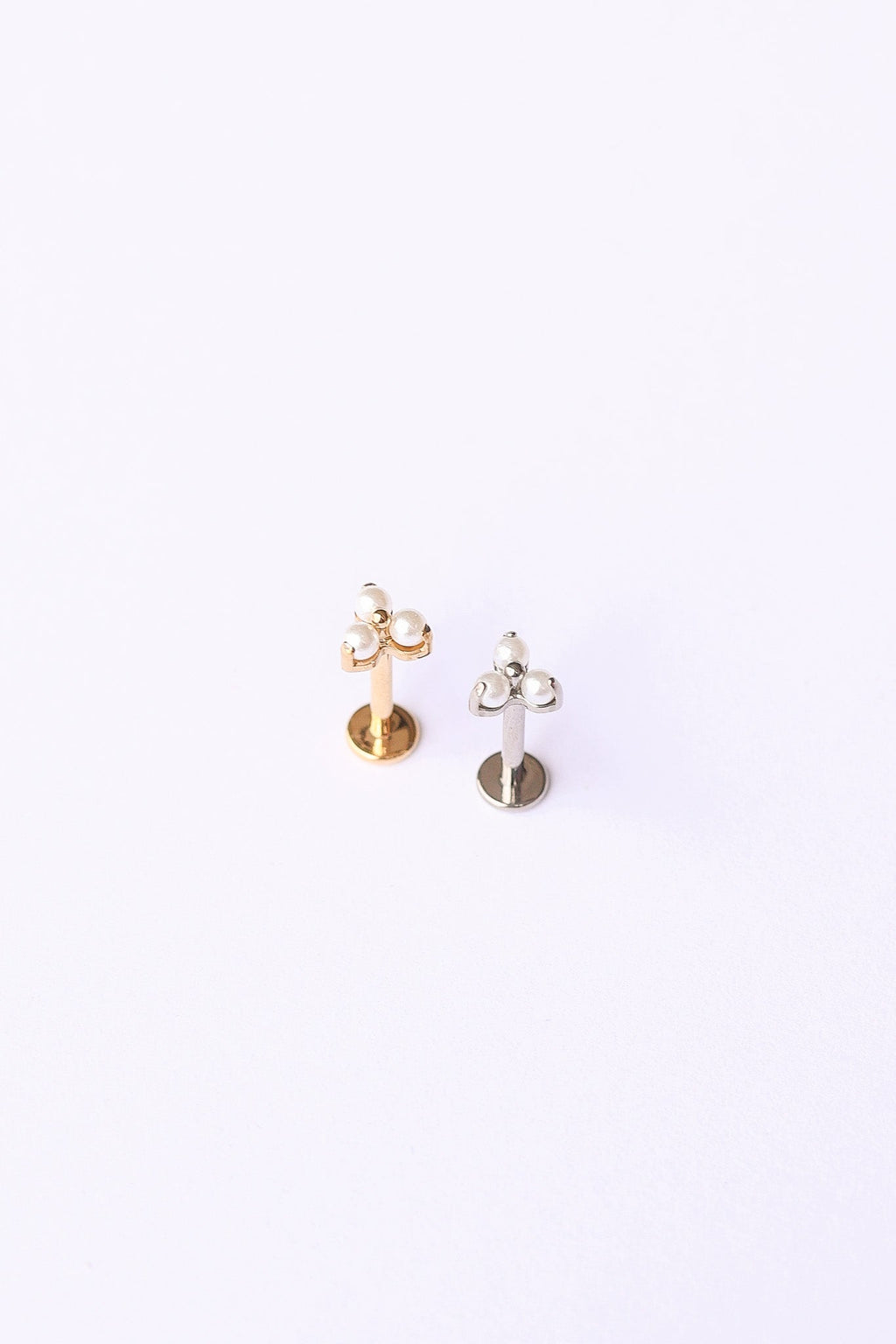 Pearl Trio Flat Back Stud