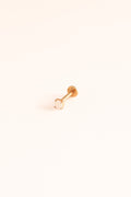 Opal Gem Flat Back Stud